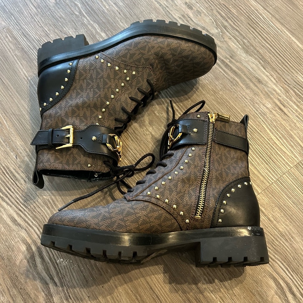 Michael Kors Brown Ankle Boots Womens 7 - Picture 4 of 6